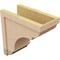 Ekena Millwork 9"W x 18"D x 18"H Classic Bryant Rough Cedar Woodgrain TimberThane Corbel, Primed Tan CORUR09X18X18BRYRCPR - alternate 4